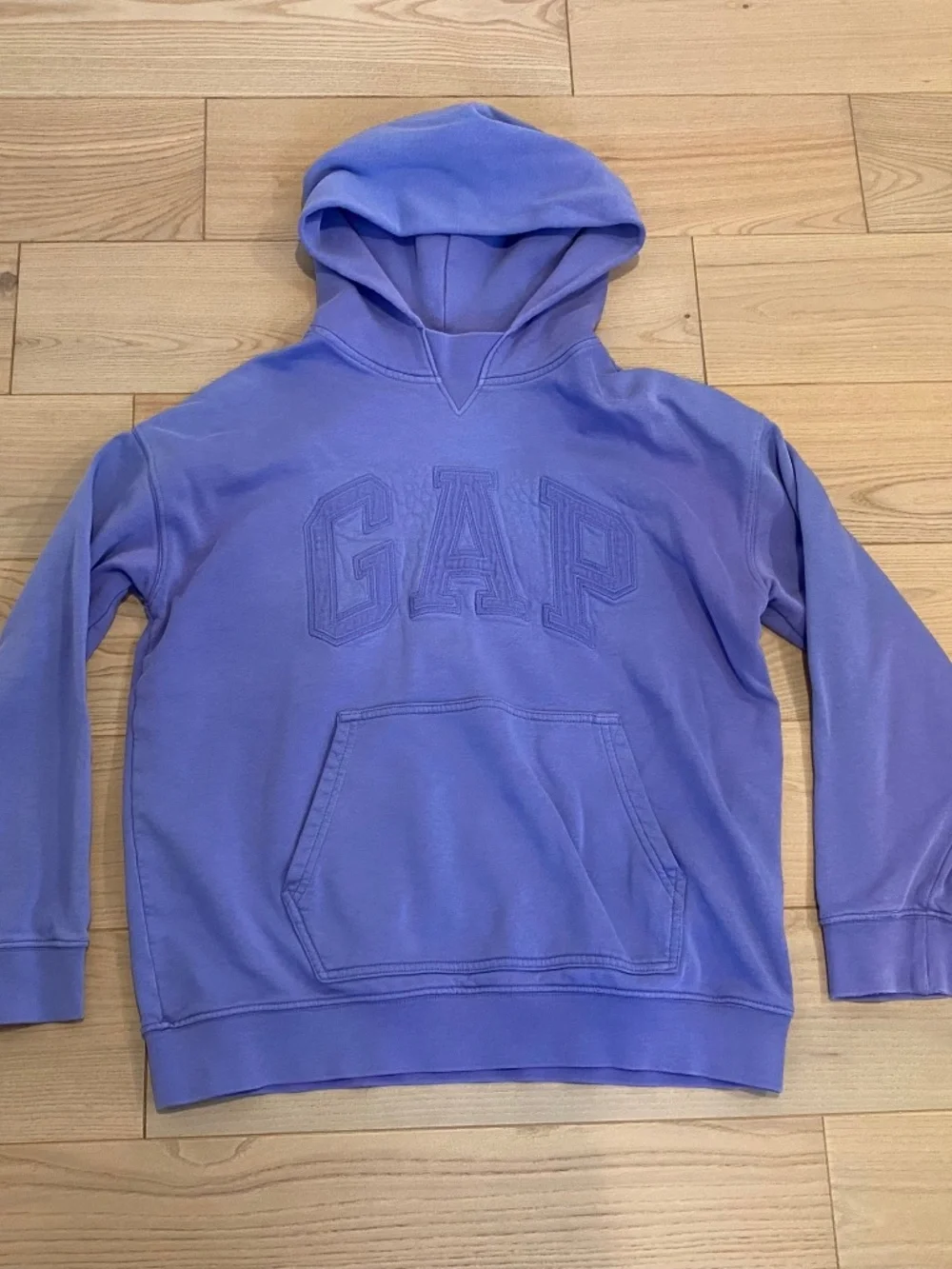 GAP Teen Girls’ Size 18-20 Purple Pullover Hoodie with Front Pocket